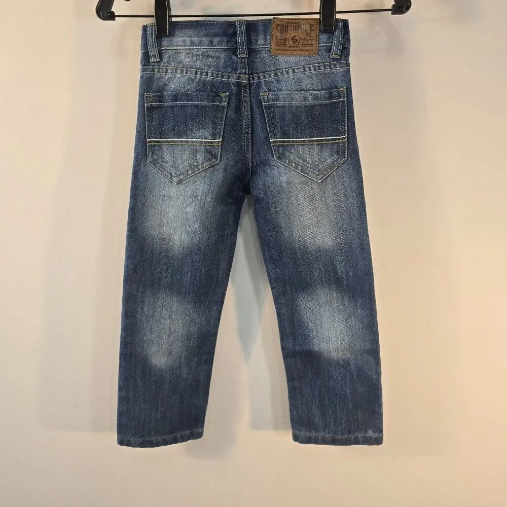 Southpole Jeans Boys Blue Adjustable Waist Size 5 South Pole